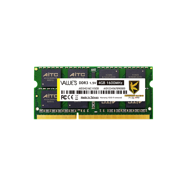 Kingsman 4GB DDR3 1600Mhz CL11 1.35V Notebook Memória Kingsman 4GB DDR3 1600Mhz CL11 1.35V Notebook Memória