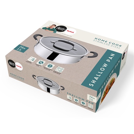 Tefal E3037155 EDÉNY FEDŐVEL 24CM