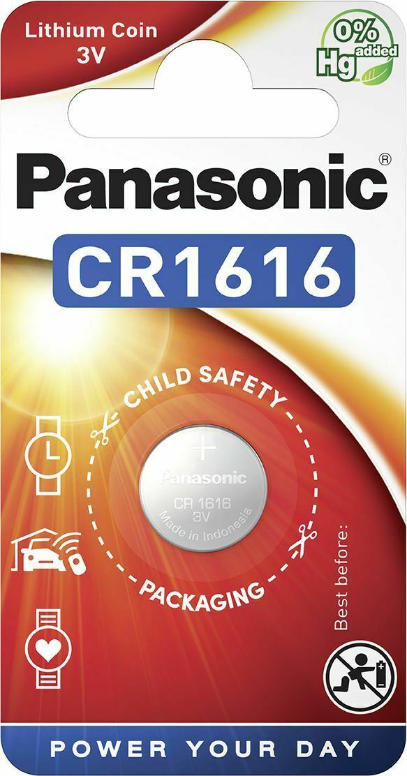Panasonic 3V Lítium gombelem (1 db/bliszter) (CR-1616EL/1B)