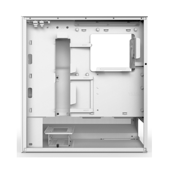   NZXT  CC-H52FW-01 Midi H5 Flow (2024) Számítógépház Matt fehér  