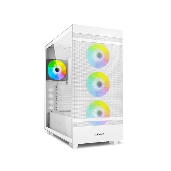 Sharkoon Rebel C50 RGB Fehér ATX RGB Számítógépház Sharkoon Rebel C50 RGB Fehér ATX RGB Számítógépház