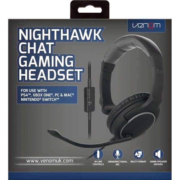 Venom VS2865 Nighthawk CHAT gaming headset