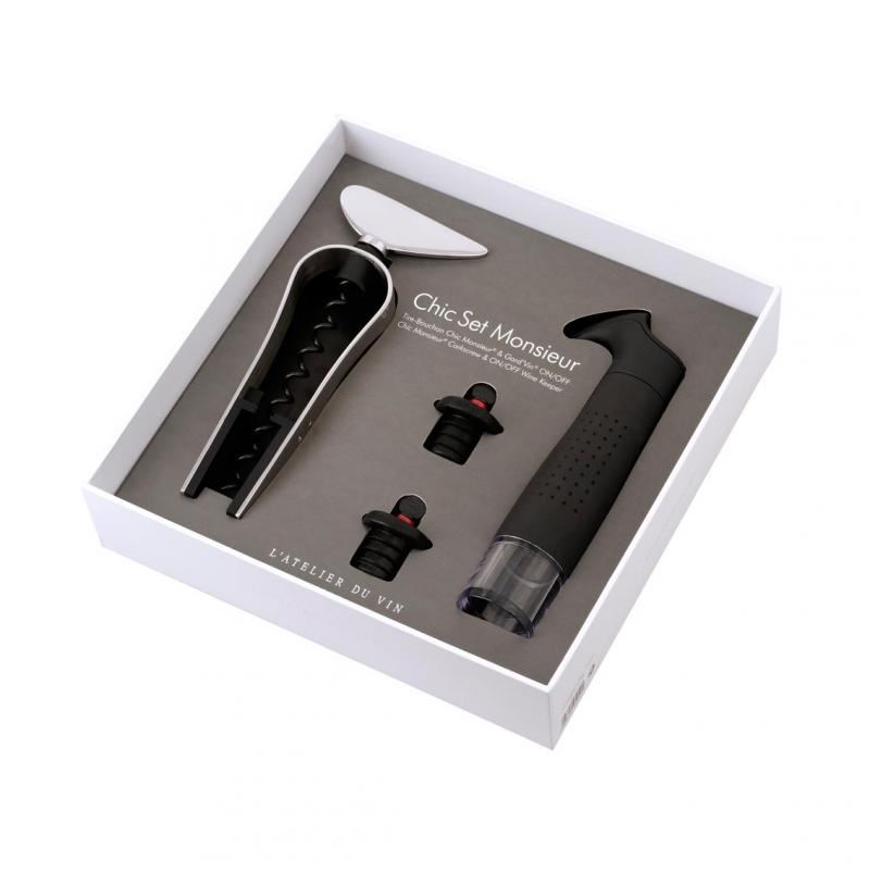 L'Atelier du Vin 095249-0 Chic Set Monsieur borkóstoló szett