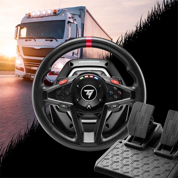 Thrustmaster T128 Simtask Pack PC/Xbox versenykormány + Steering Kit rögzítőrendszer + pedál csomag