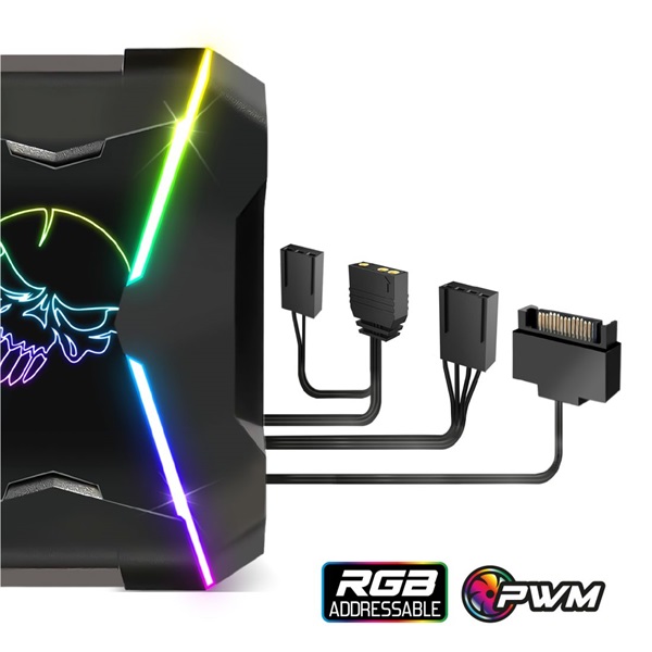 Spirit Of Gamer AIRCOOLER PRO ARGB univerzális CPU hűtő