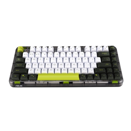 ASUS Jelly75 KD201 KEYBOARD/VT-GN/HU/81 vezeték nélküli billentyűzet HU