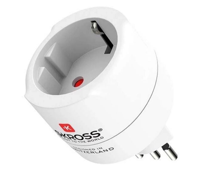 SKROSS utazó töltő (250V/1A, EU2 pin - CH, IT, BR, földelt) fehér (1.500272) SKROSS utazó töltő (250V/1A, EU2 pin - CH, IT, BR, földelt) fehér (1.500272)
