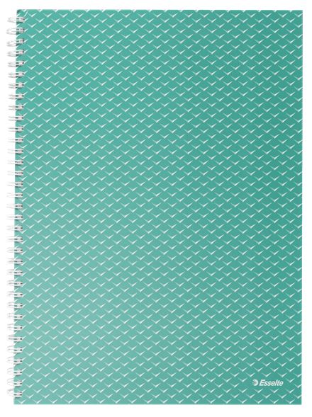 Esselte Colour'Breeze spirálfüzet vonalas, A4, zöld (628482)