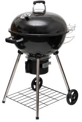 HOME GR03 fedeles gömbgrill fekete HOME GR03 fedeles gömbgrill fekete