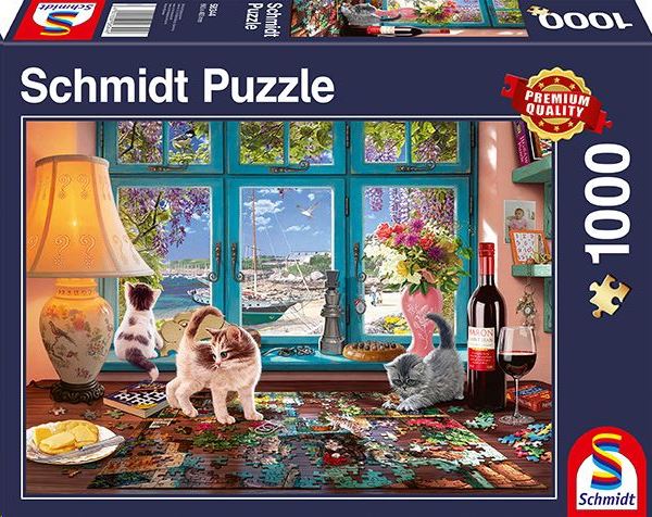 Schmidt Puzzlers Desk 1000 db-os puzzle (58344, 18361-184) Schmidt Puzzlers Desk 1000 db-os puzzle (58344, 18361-184)