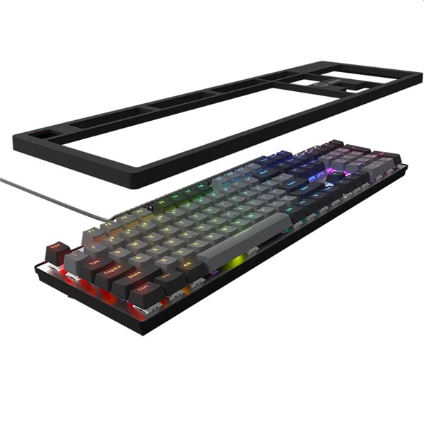 Lorgar Azar 514 RGB, fekete vezetékes mechanikus gamer billentyűzet Lorgar Azar 514 RGB, fekete vezetékes mechanikus gamer billentyűzet