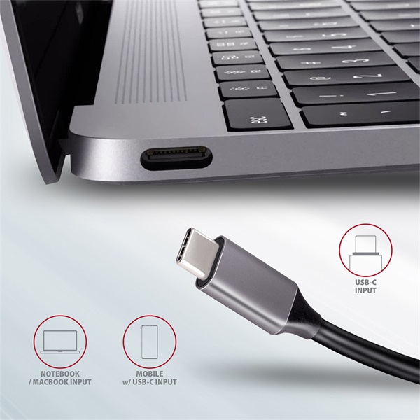 Axagon HMC-5 SuperSpeed USB-C combo 5in1 hub