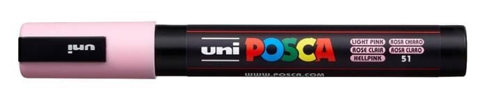 Uni Posca PC-5M dekormarker világos rózsaszín (2UPC5MVR)