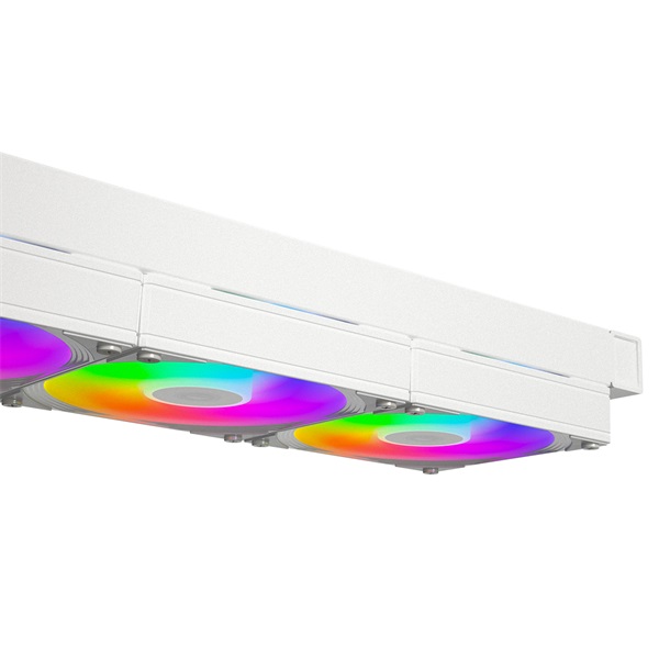 ID-Cooling CPU Water Cooler   FX360 INF WHITE  27.2ddB max. 98,54 m3/h 3x12cm fehér