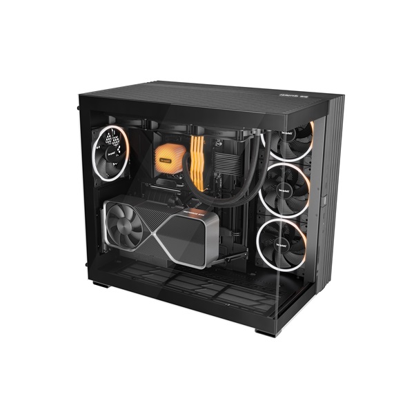 Be Quiet! LIGHT BASE 900 FX Black ATX edzett üveg oldallap Számítógépház   fekete 