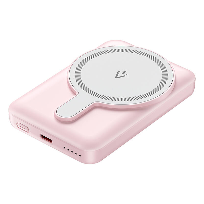Vention FHSP0 20W magnetic 5000mAh powerbank Pink