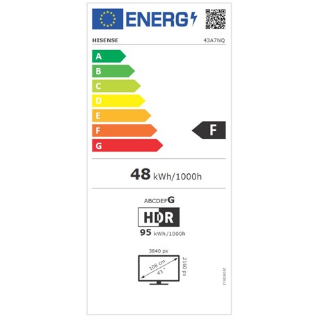 Hisense 43A7NQ UHD SMART QLED Televízió