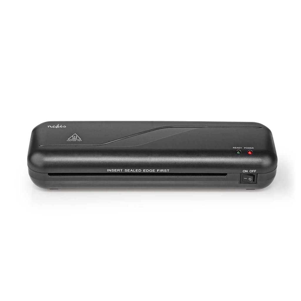 Nedis meleg laminálógép A4-es méret fekete (LAMI112BK4)