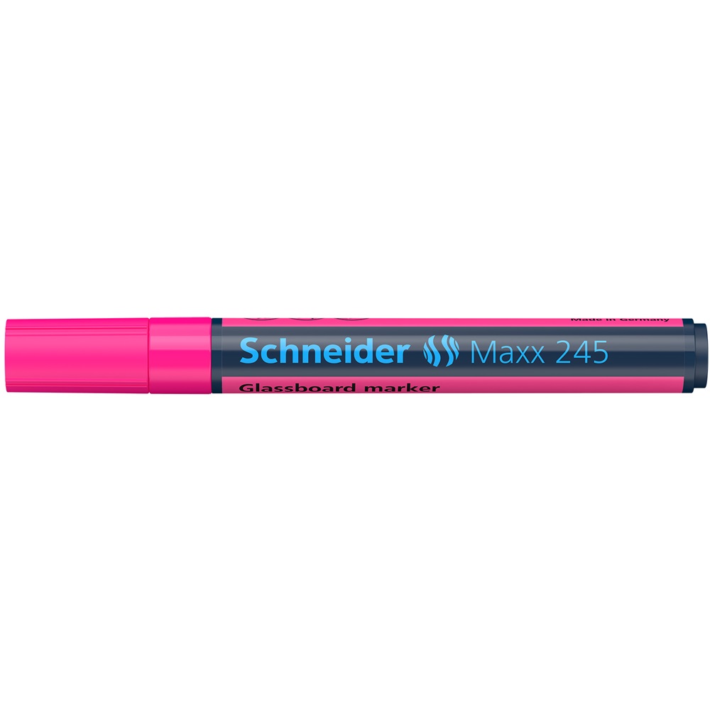 SCHNEIDER Üvegtábla marker 1-3mm,  Maxx 245 rózsaszín (E124509)