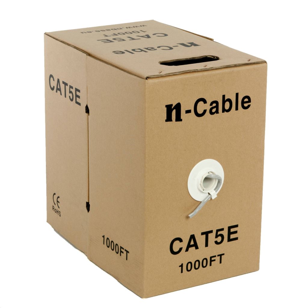 nBase NB-C5E-305 Cat5e UTP kábel, szürke 305 m