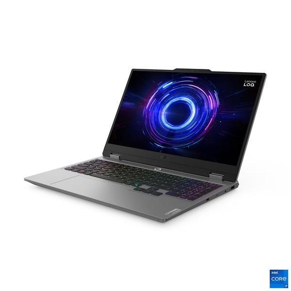 Lenovo LOQ 15IRX10 15,6"FHD i7-13650HX 24GB 1TB RTX 5060 8GB Notebook   Szürke