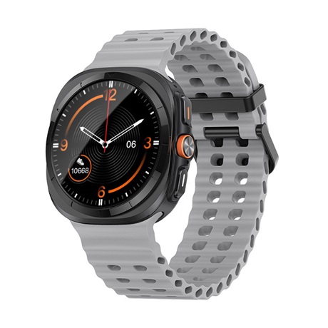 Mybandz 65040 WAVES szilikon Samsung Galaxy Watch Ultra szíj Szürke Mybandz 65040 WAVES szilikon Samsung Galaxy Watch Ultra szíj Szürke