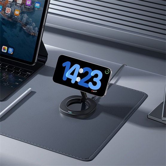 Baseus EnerFill FF11 vezeték nélküli töltő 15W,fekete + 20W hálózati gyorstöltő + USB Type-C, 1m kábel