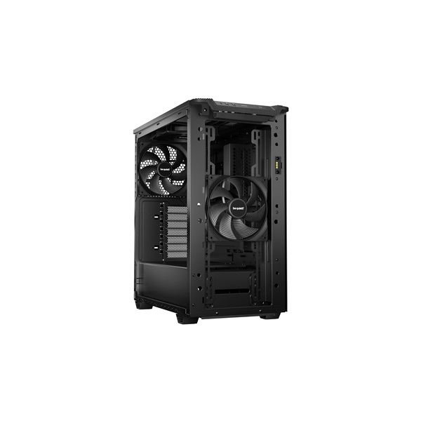 Be Quiet! Pure Base 501 DX Black  ATX  edzett üveg oldallap Fekete Számítógépház 