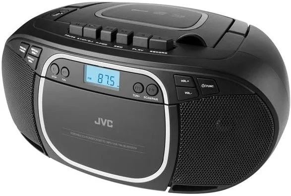 JVC RC-E451B hordozható CD-s rádiómagnó fekete