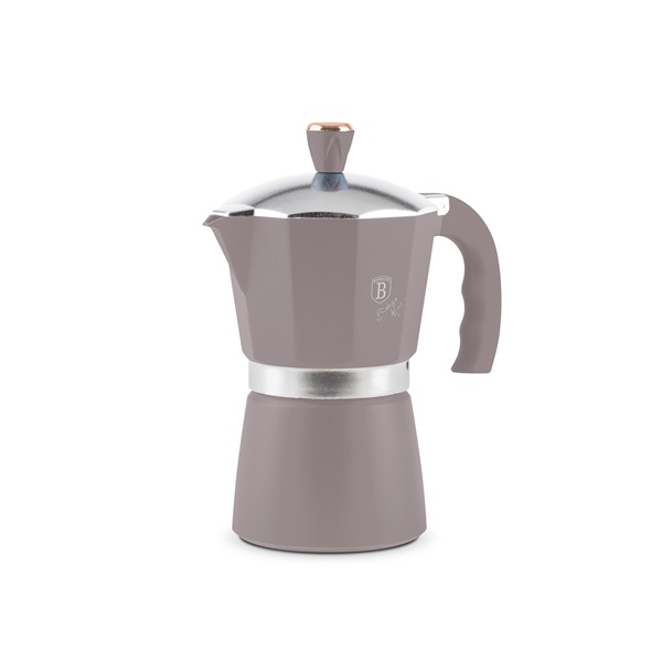 Berlinger Haus BH/8568 matt taupe 3 személyes kotyogós kávéfőző Berlinger Haus BH/8568 matt taupe 3 személyes kotyogós kávéfőző