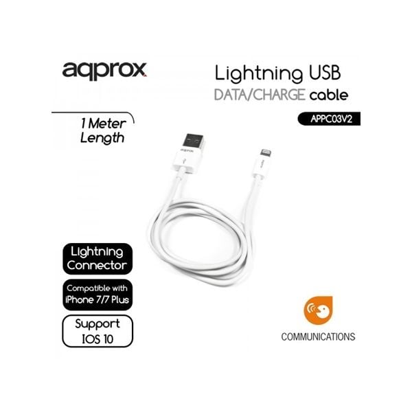 Approx USB-A - Lightning kábel 1m (APPC03V2) Approx USB-A - Lightning kábel 1m (APPC03V2)
