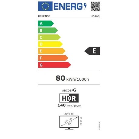 Hisense 65" 65A6Q 4K UHD Smart LED TV