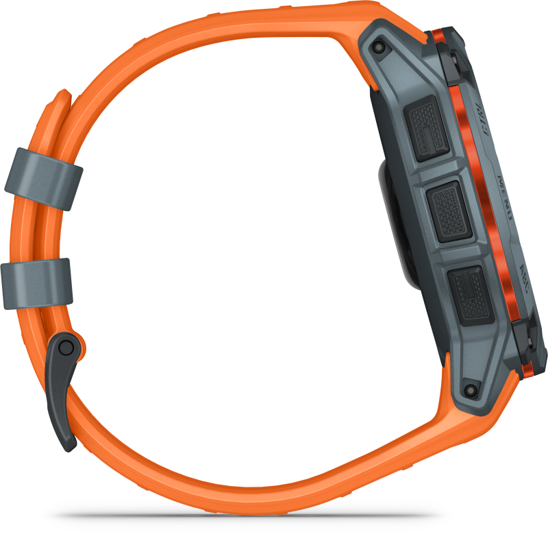 Garmin Instinct 3  50mm Solar Szürke, narancssárga szíj