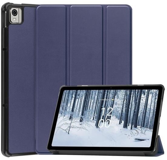 Gigapack GP-137943 Nokia T21 bőr hatású tablet tok sötétkék Gigapack GP-137943 Nokia T21 bőr hatású tablet tok sötétkék