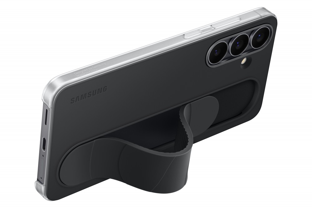 Samsung Galaxy S25 FE Stand Grip tok, fekete