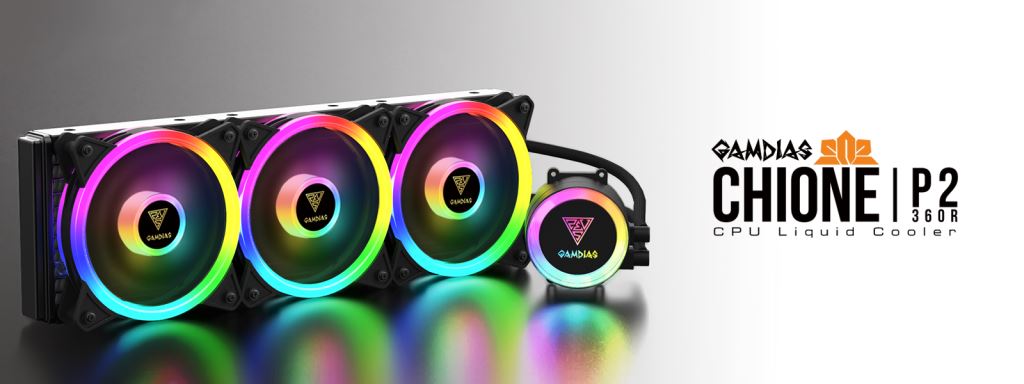 Gamdias CHIONE P2-360R univerzális CPU vízhűtő
