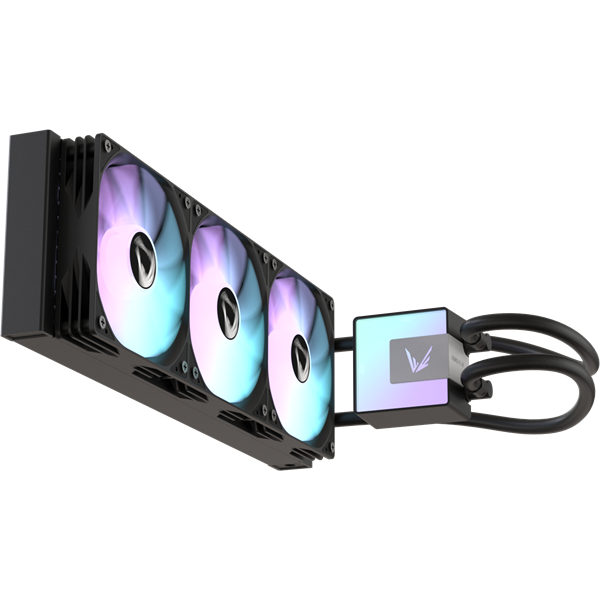 Formula Cooler  Ice Jet Glow 360 BK  3x12cm  ARGB LED Fekete  CPU Water