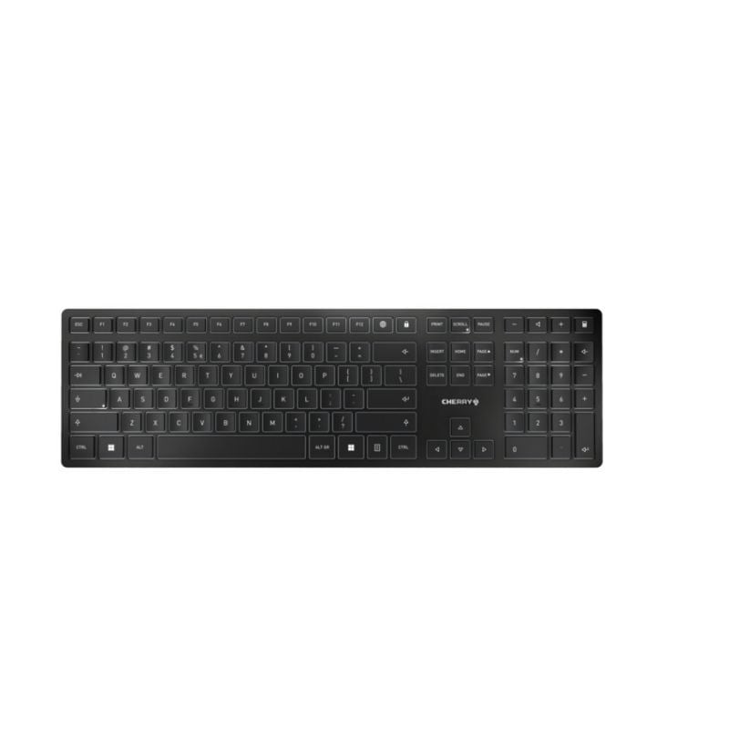Cherry KW 9100 SLIM vezeték nélküli UK billentyűzet fekete (JK-9100GB-2)