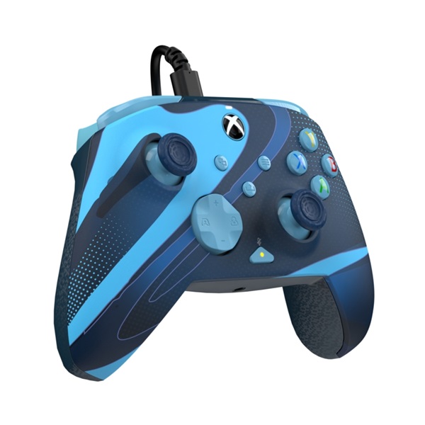 PDP Rematch Glow Adevanced Xbox Series X|S/Xbox One/PC Blue Tide Glow in the Dark vezetékes kontroller PDP Rematch Glow Adevanced Xbox Series X|S/Xbox One/PC Blue Tide Glow in the Dark vezetékes kontroller