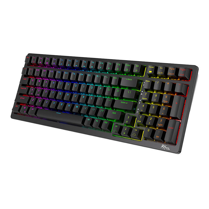 Mechanical keyboard Royal Kludge RK98 RGB, Red switch (black)