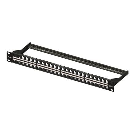 Equip 769248 Keystone Patch Panel 48 port, Cat6, 1U, árnyékolatlan, 19" fekete Equip 769248 Keystone Patch Panel 48 port, Cat6, 1U, árnyékolatlan, 19" fekete
