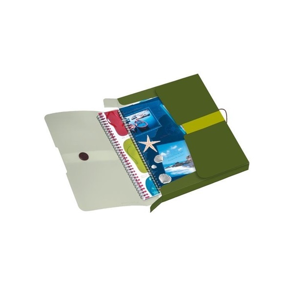 Herlitz Easy PP újrafelhasznált műanyag zöld füzetbox Herlitz Easy PP újrafelhasznált műanyag zöld füzetbox