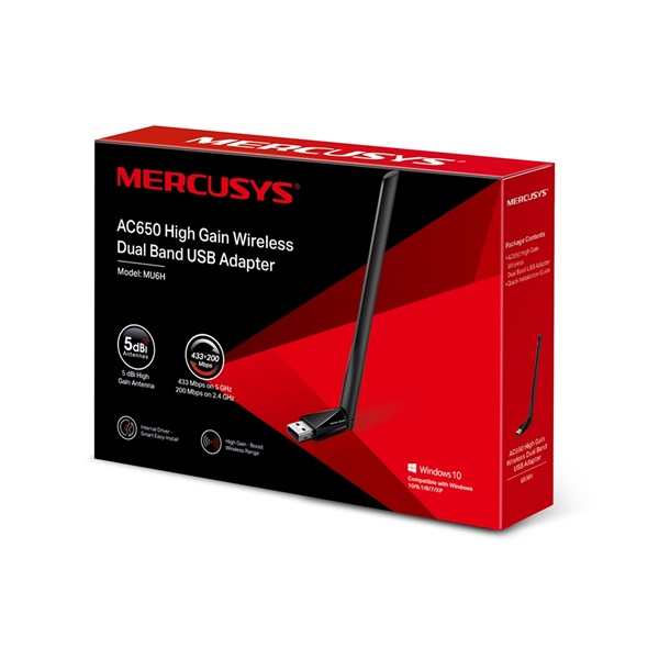 Mercusys MU6H AC650 USB Wi-Fi adapter
