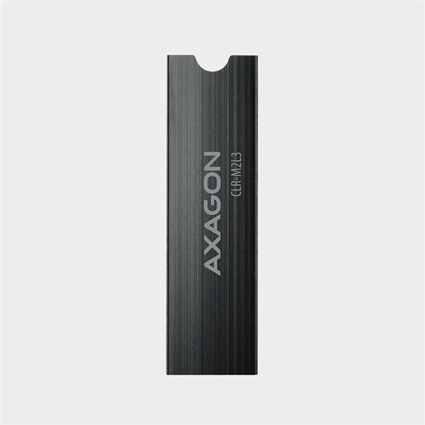 Axagon CLR-M2L3 passzív M.2 SSD hűtőborda fekete Axagon CLR-M2L3 passzív M.2 SSD hűtőborda fekete