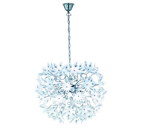 Trio R11905001 Blowball 40W E14 függesztett lámpatest króm