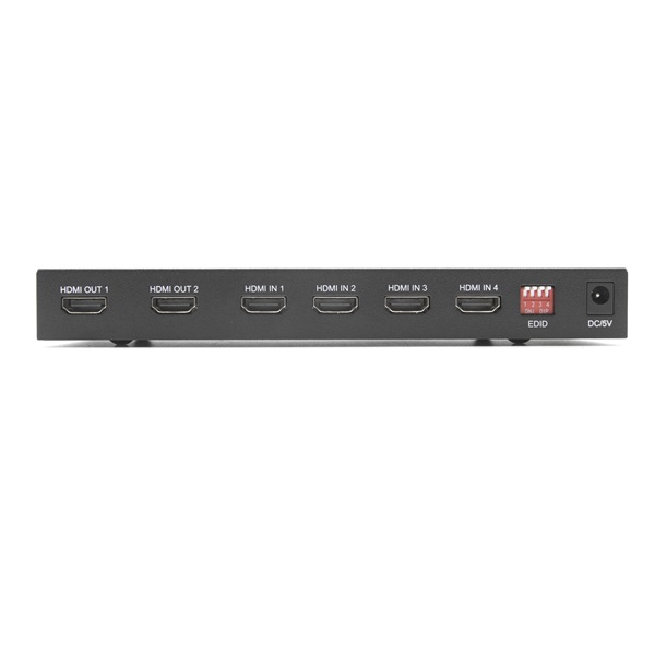 PROCONNECT Mátrix switch 4x2, HDMI 2.0, 4K, 2xHDMI out, 4xHDMI in, IR (PC-MX4X2-2AV2.0) PROCONNECT Mátrix switch 4x2, HDMI 2.0, 4K, 2xHDMI out, 4xHDMI in, IR (PC-MX4X2-2AV2.0)