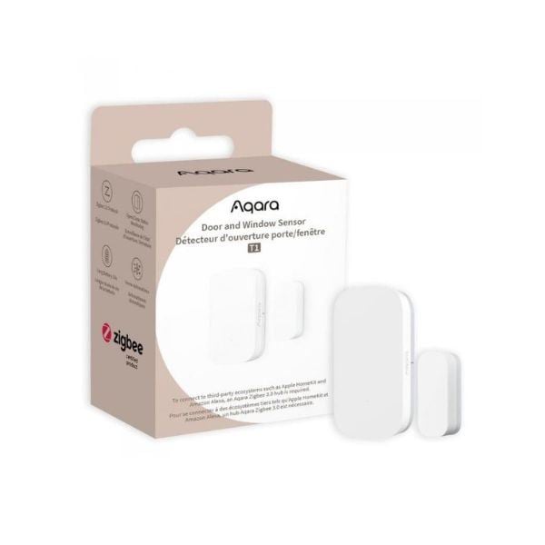 AQARA T1 Zigbee ajtó- és ablak nyitásérzékelő Zigbee 3.0 DW-S03D (AQA-KIE-DW-T1) AQARA T1 Zigbee ajtó- és ablak nyitásérzékelő Zigbee 3.0 DW-S03D (AQA-KIE-DW-T1)