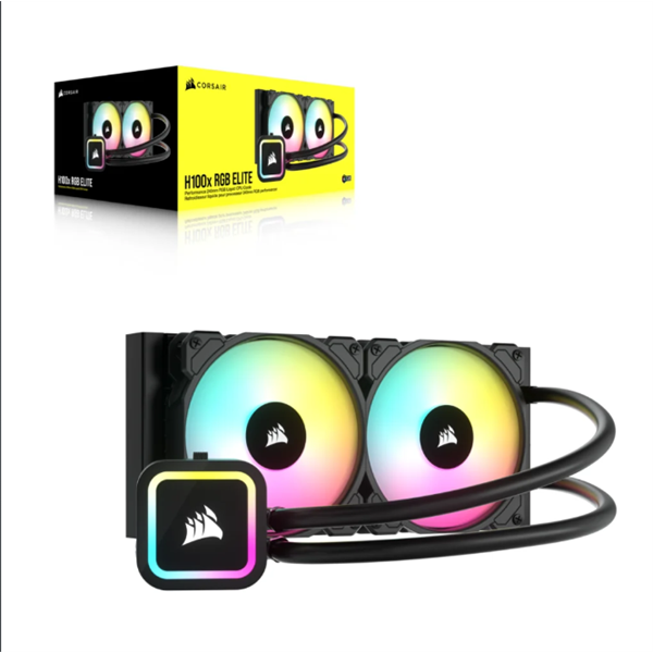 CORSAIR H100x ELITE, 240mm Radiator, Liquid CPU Hűtő