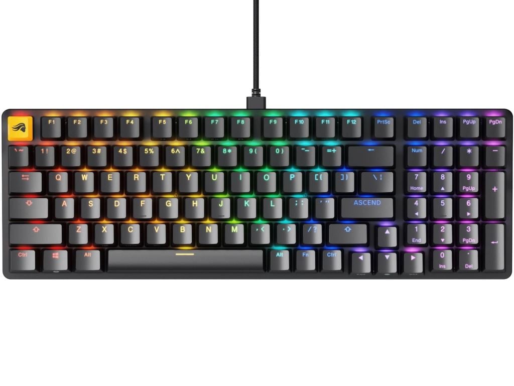 Glorious GMMK 2 Full-Size Fox Switch billentyűzet US-kiosztás fekete (GLO-GMMK2-96-FOX-B)