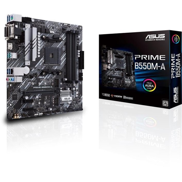Asus  AMD PRIME B550M-A AM4  B550   4866MHz  Alaplap